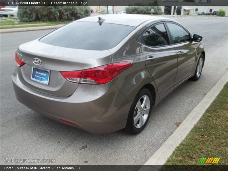 Desert Bronze / Beige 2011 Hyundai Elantra GLS