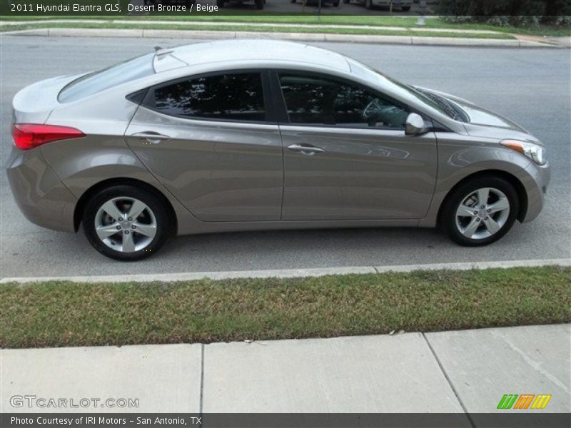Desert Bronze / Beige 2011 Hyundai Elantra GLS