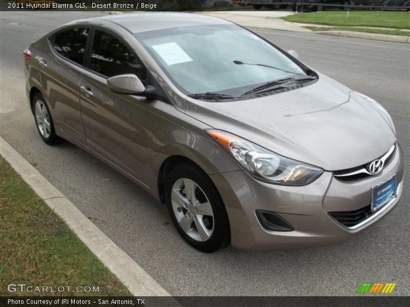 Desert Bronze / Beige 2011 Hyundai Elantra GLS