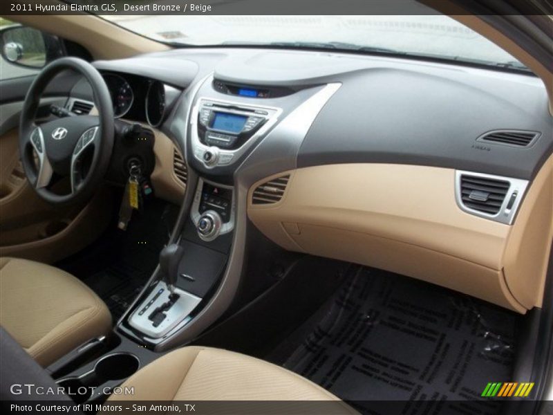 Dashboard of 2011 Elantra GLS