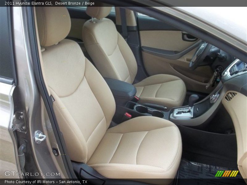 Front Seat of 2011 Elantra GLS