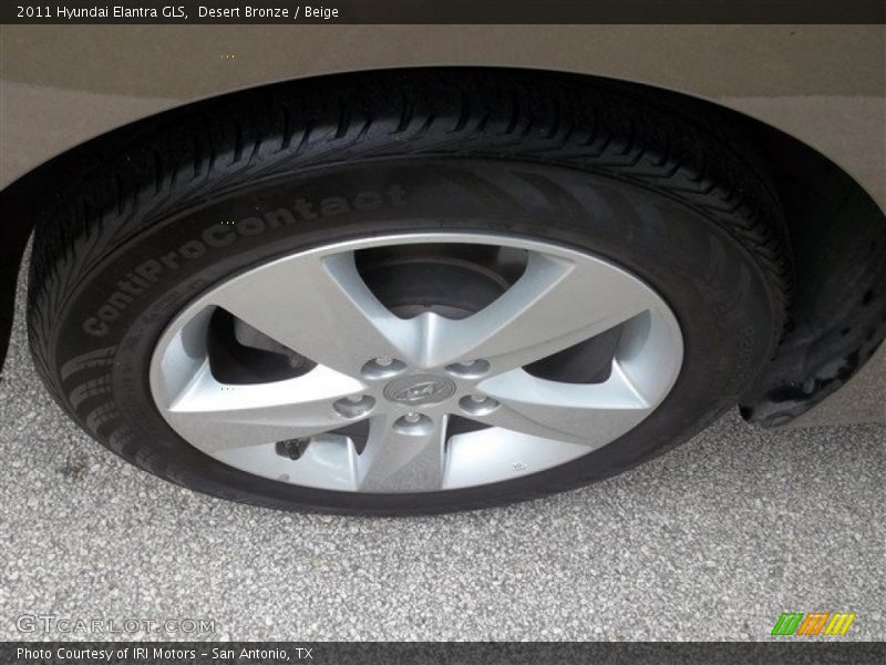 Desert Bronze / Beige 2011 Hyundai Elantra GLS