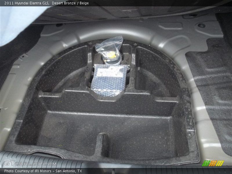 Desert Bronze / Beige 2011 Hyundai Elantra GLS