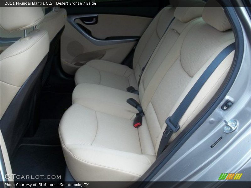Desert Bronze / Beige 2011 Hyundai Elantra GLS