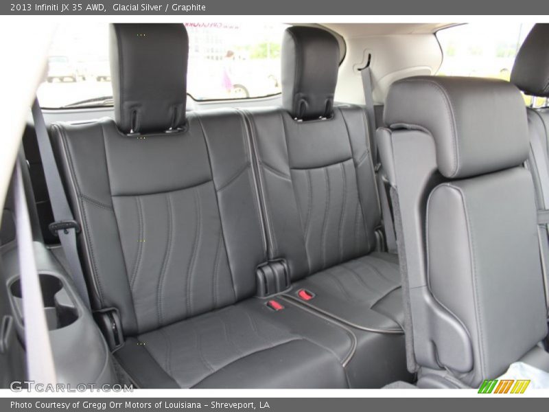 Rear Seat of 2013 JX 35 AWD