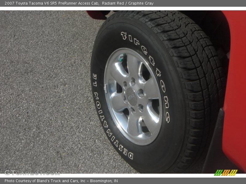Radiant Red / Graphite Gray 2007 Toyota Tacoma V6 SR5 PreRunner Access Cab