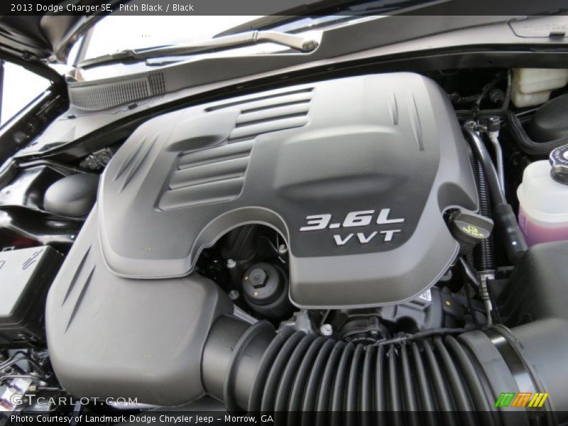 Pitch Black / Black 2013 Dodge Charger SE