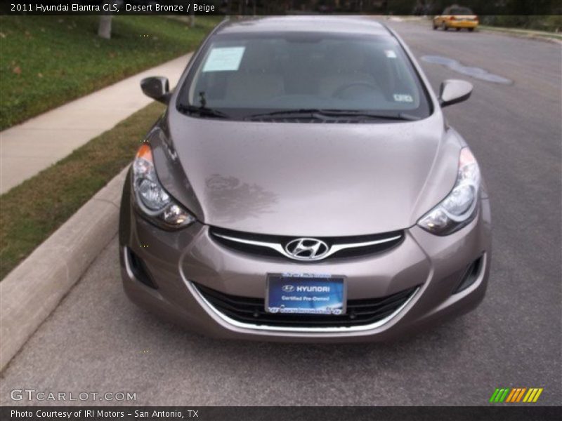 Desert Bronze / Beige 2011 Hyundai Elantra GLS