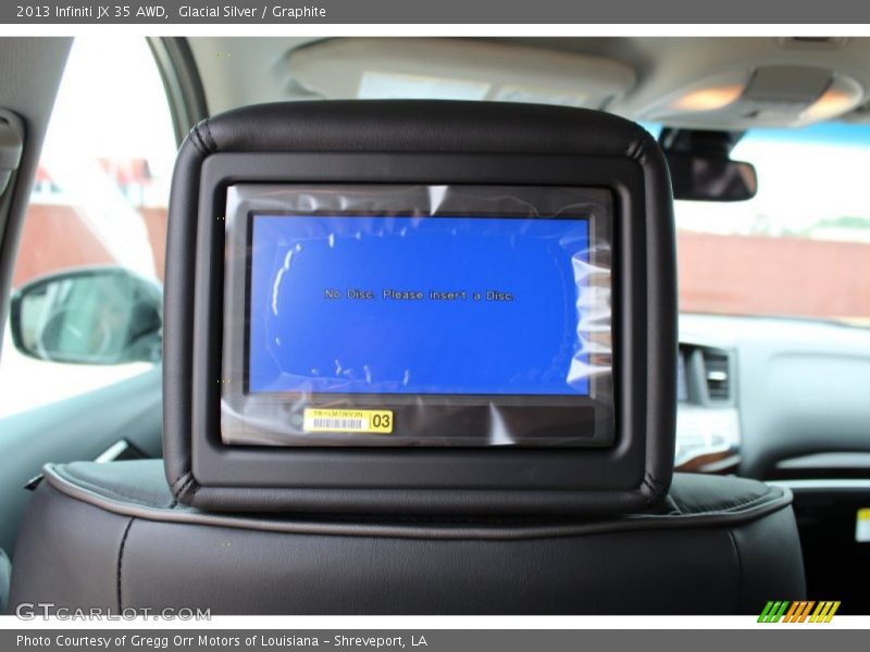 Entertainment System of 2013 JX 35 AWD