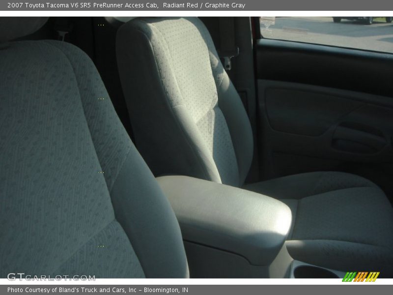 Radiant Red / Graphite Gray 2007 Toyota Tacoma V6 SR5 PreRunner Access Cab