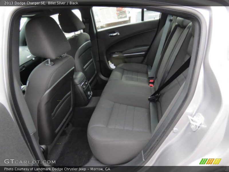 Rear Seat of 2013 Charger SE