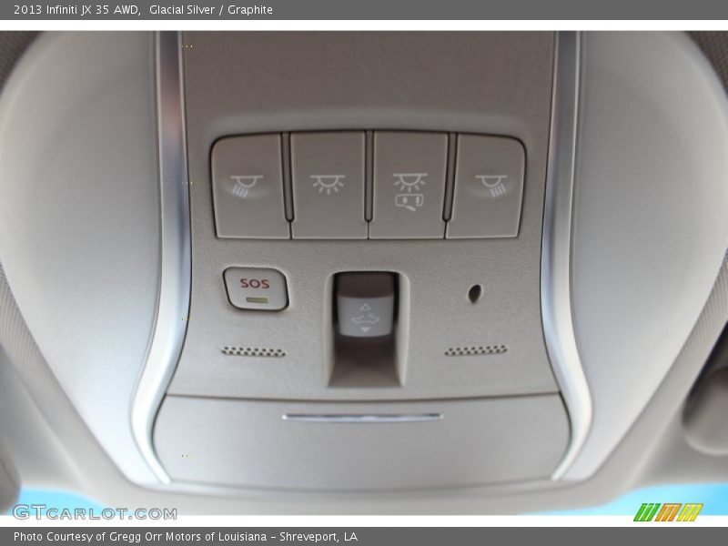 Glacial Silver / Graphite 2013 Infiniti JX 35 AWD