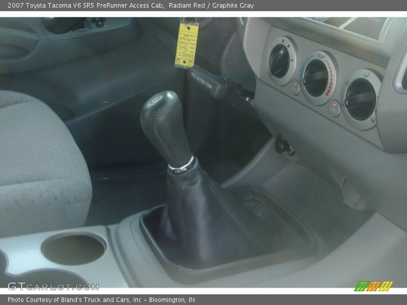 Radiant Red / Graphite Gray 2007 Toyota Tacoma V6 SR5 PreRunner Access Cab