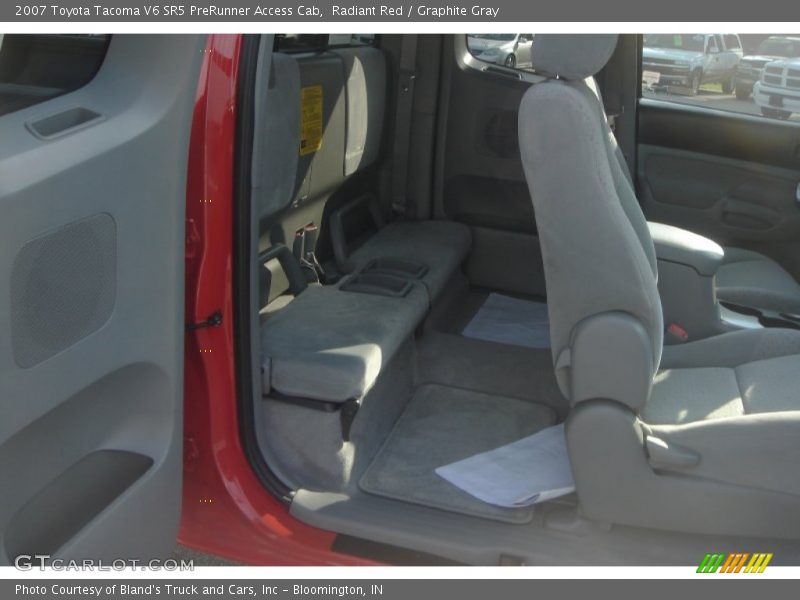 Radiant Red / Graphite Gray 2007 Toyota Tacoma V6 SR5 PreRunner Access Cab