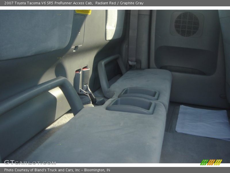 Radiant Red / Graphite Gray 2007 Toyota Tacoma V6 SR5 PreRunner Access Cab