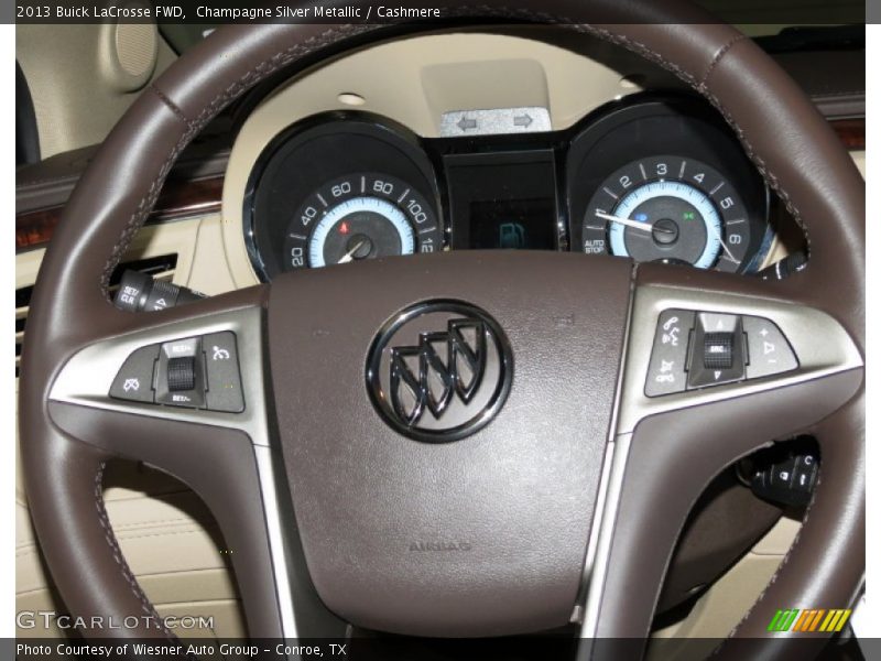 Champagne Silver Metallic / Cashmere 2013 Buick LaCrosse FWD