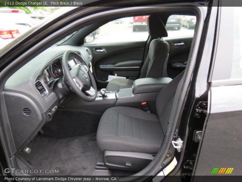 Pitch Black / Black 2013 Dodge Charger SE