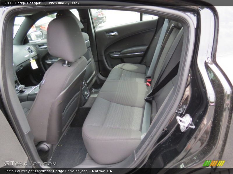 Pitch Black / Black 2013 Dodge Charger SE
