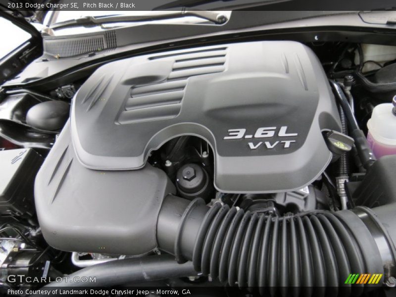 Pitch Black / Black 2013 Dodge Charger SE