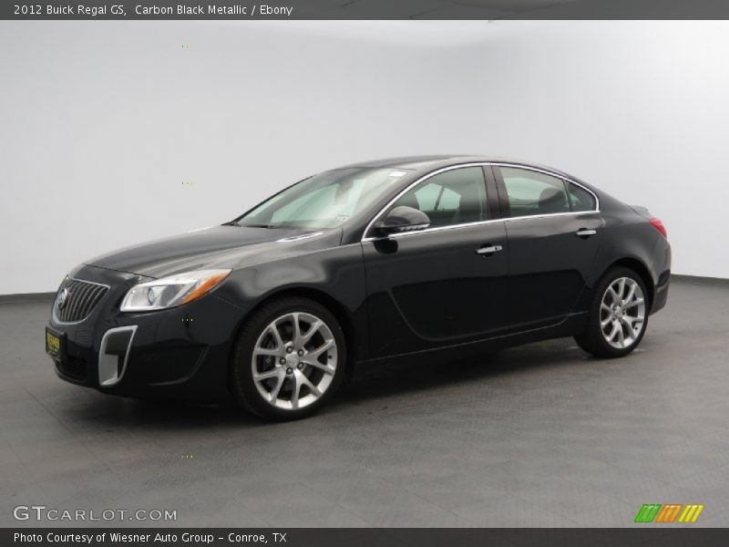 Carbon Black Metallic / Ebony 2012 Buick Regal GS