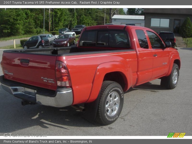 Radiant Red / Graphite Gray 2007 Toyota Tacoma V6 SR5 PreRunner Access Cab