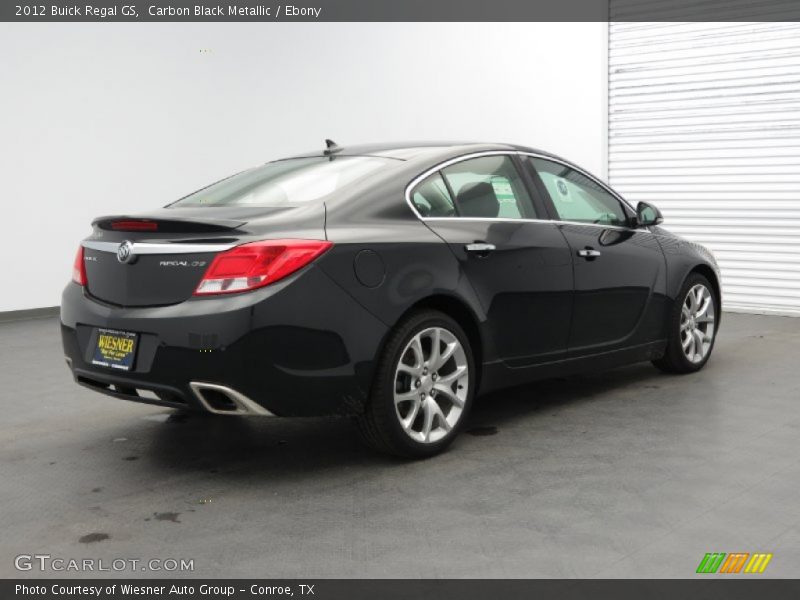 Carbon Black Metallic / Ebony 2012 Buick Regal GS