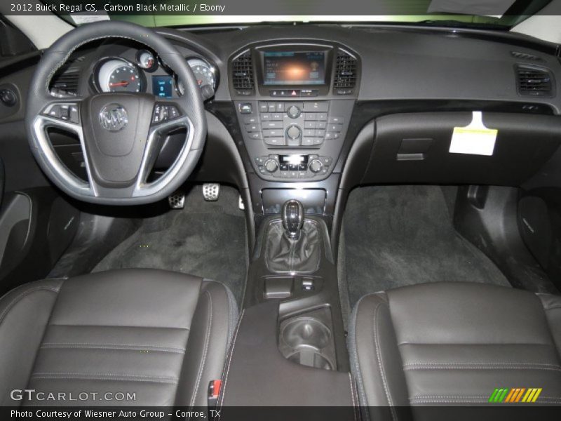 Carbon Black Metallic / Ebony 2012 Buick Regal GS