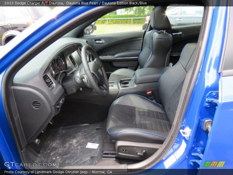  2013 Charger R/T Daytona Daytona Edition Black/Blue Interior