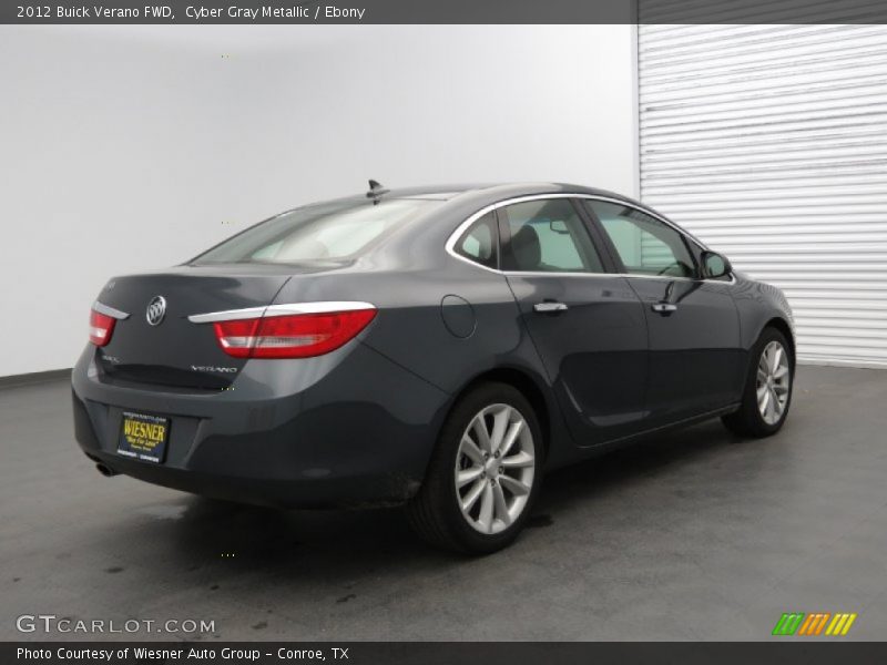 Cyber Gray Metallic / Ebony 2012 Buick Verano FWD