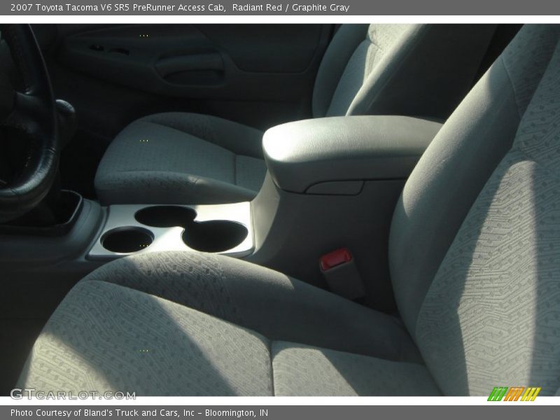 Radiant Red / Graphite Gray 2007 Toyota Tacoma V6 SR5 PreRunner Access Cab
