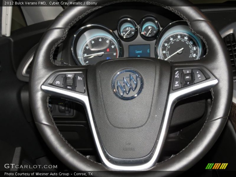 Cyber Gray Metallic / Ebony 2012 Buick Verano FWD