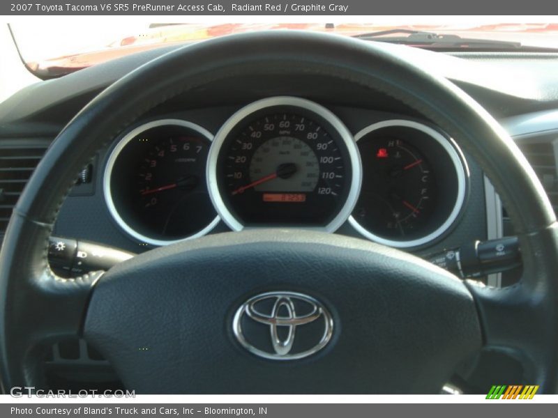 Radiant Red / Graphite Gray 2007 Toyota Tacoma V6 SR5 PreRunner Access Cab