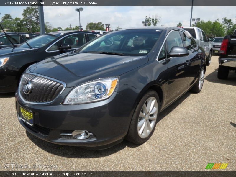 Cyber Gray Metallic / Ebony 2012 Buick Verano FWD