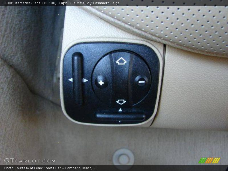 Capri Blue Metallic / Cashmere Beige 2006 Mercedes-Benz CLS 500