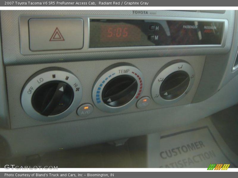 Radiant Red / Graphite Gray 2007 Toyota Tacoma V6 SR5 PreRunner Access Cab