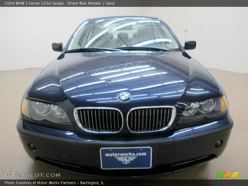 Orient Blue Metallic / Sand 2004 BMW 3 Series 330xi Sedan
