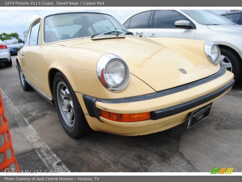 Desert Beige / Copper Red 1974 Porsche 911 S Coupe