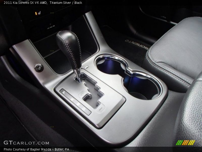 Titanium Silver / Black 2011 Kia Sorento SX V6 AWD
