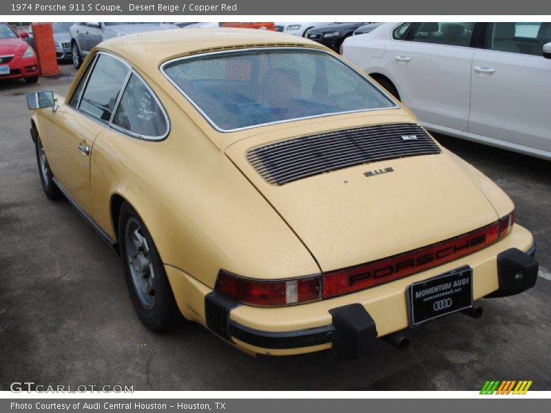 Desert Beige / Copper Red 1974 Porsche 911 S Coupe
