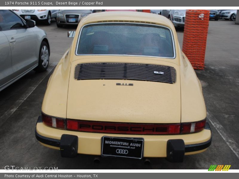 Desert Beige / Copper Red 1974 Porsche 911 S Coupe