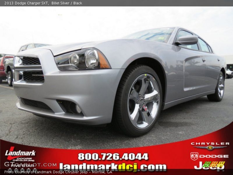 Billet Silver / Black 2013 Dodge Charger SXT