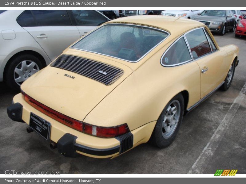 Desert Beige / Copper Red 1974 Porsche 911 S Coupe