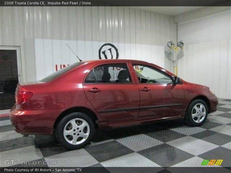 Impulse Red Pearl / Stone 2008 Toyota Corolla CE