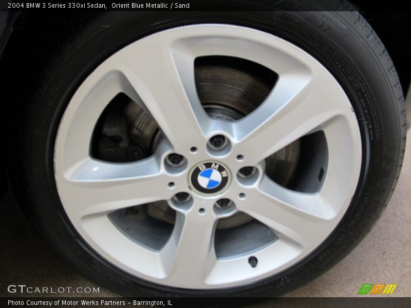 Orient Blue Metallic / Sand 2004 BMW 3 Series 330xi Sedan