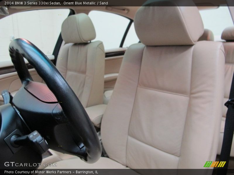 Orient Blue Metallic / Sand 2004 BMW 3 Series 330xi Sedan