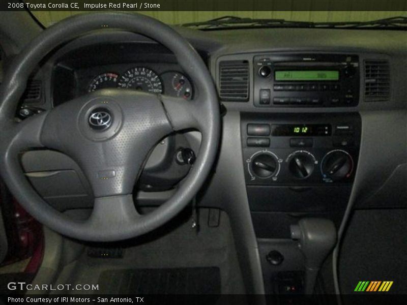 Impulse Red Pearl / Stone 2008 Toyota Corolla CE