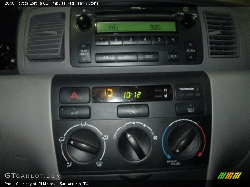 Impulse Red Pearl / Stone 2008 Toyota Corolla CE