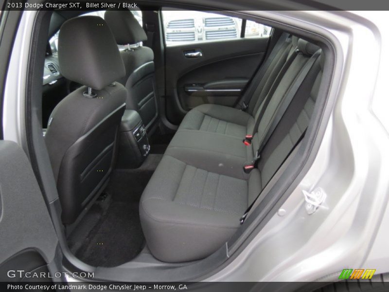 Rear Seat of 2013 Charger SXT