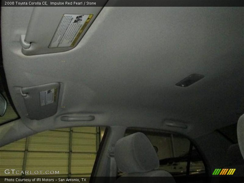 Impulse Red Pearl / Stone 2008 Toyota Corolla CE
