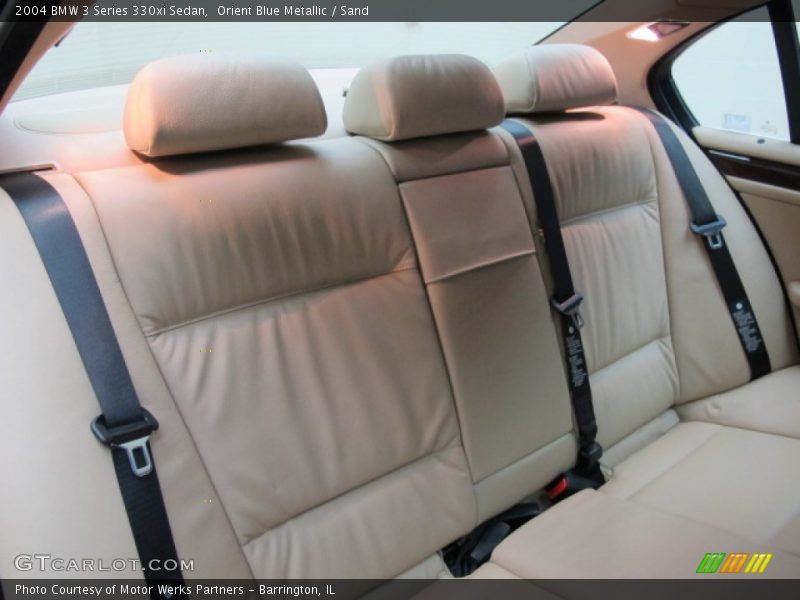 Orient Blue Metallic / Sand 2004 BMW 3 Series 330xi Sedan
